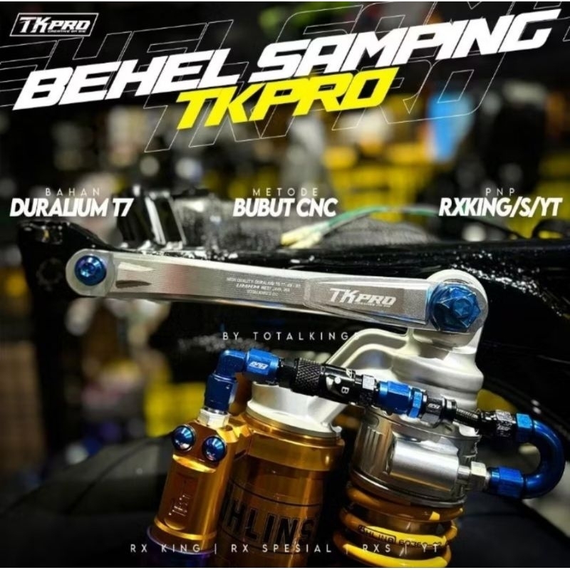 Jual BEHEL SAMPING TK PRO SILVER DAN HITAM DURALIUM T7 RX KING BY TKPRO ...