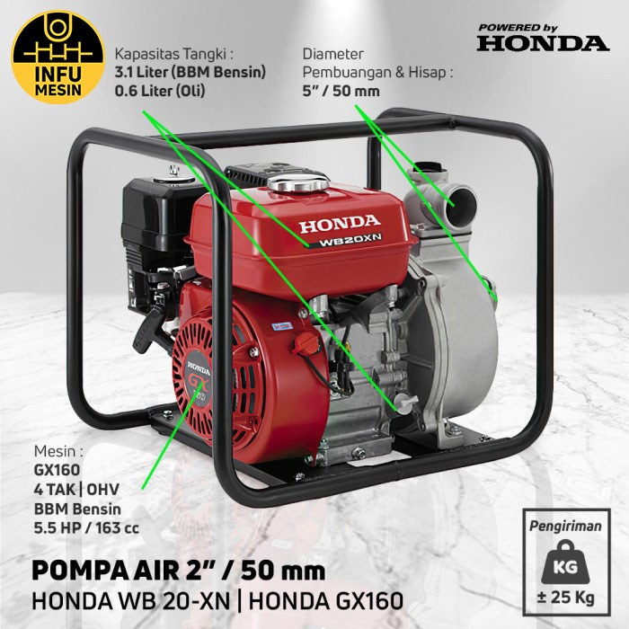 Jual Pompa Air 2 inch 2