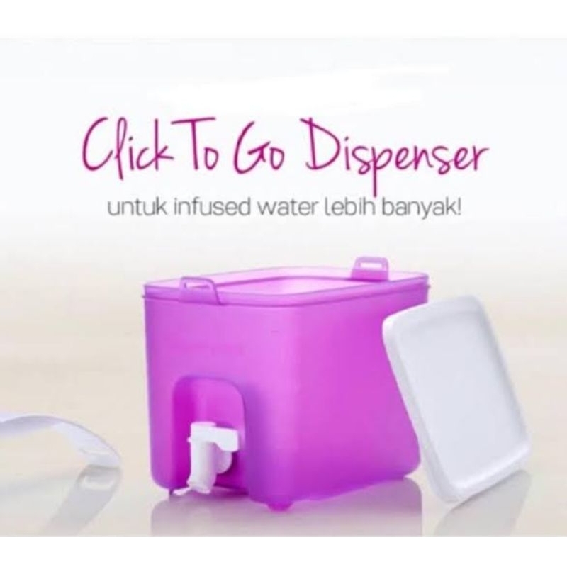Jual TUPPERWARE CLICK TO GO DISPENSER | Shopee Indonesia