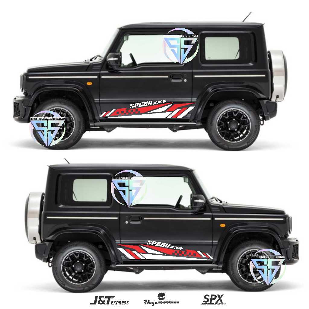 Jual STICKER STICKER MOBIL SUZUKI JIMNY WRENGLER RUBICON KATANA STIKER ...