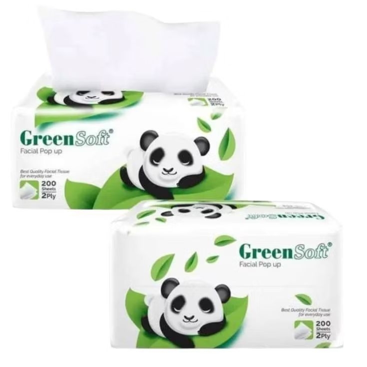 Jual Tissue Panda GREENSOFT isi 160 sheets Tisu Muka | Shopee Indonesia