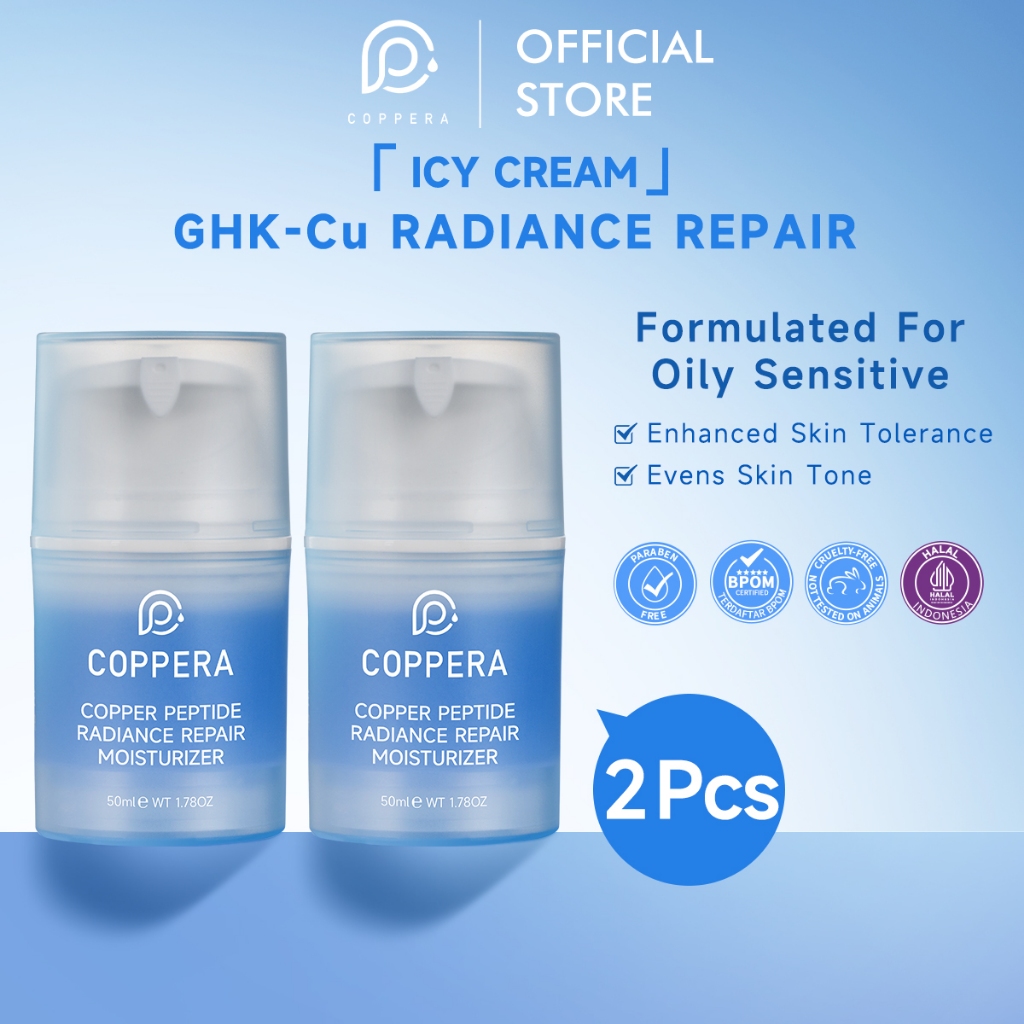 ghk cu efek samping Jual COPPERA Copper Peptide Radiance Repair Moisturizer 50ml BARRIER REPAIR  DEEPLY NOURISHING [DAPAT 2]