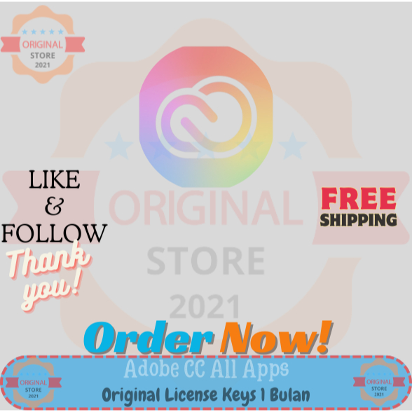 Jual Adobe Creative Cloud Original License 1 Bulan | Shopee Indonesia