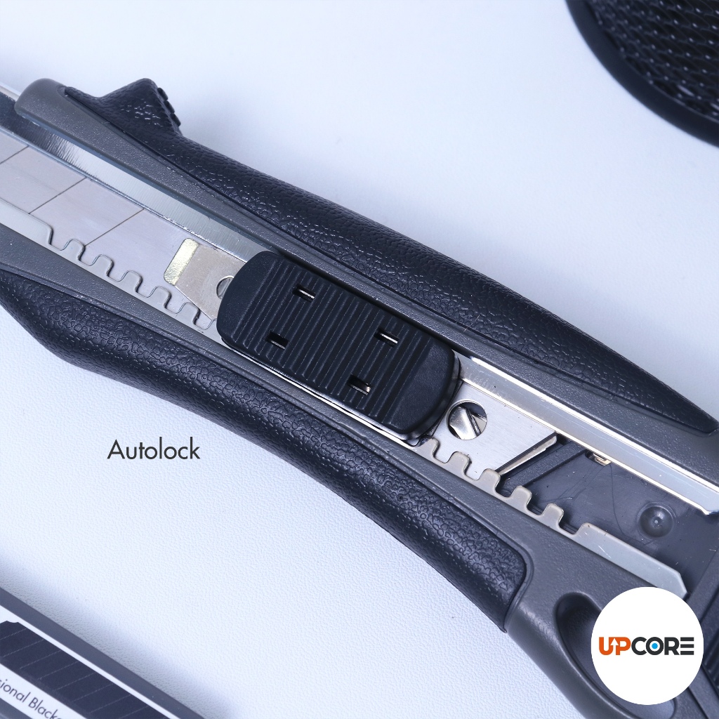 Bantex Cutter Pemotong Kertas Comfort Grip Pisau Baja SK5 AutoLock BD5X22 (5)