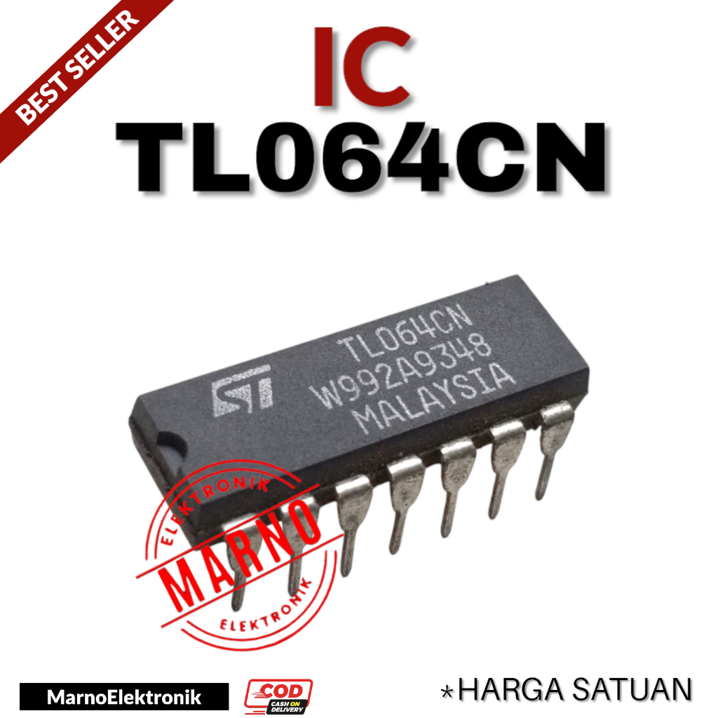 Jual IC TL064CN TL064 TL 064CN 064 TL-064CN ASLI ORIGINAL ORI | Shopee ...