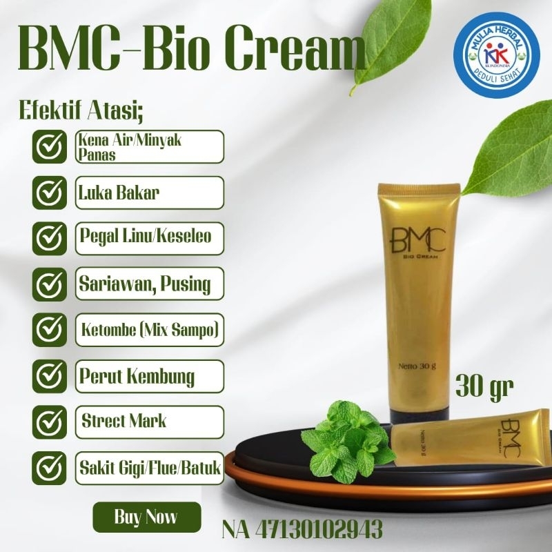 Jual Bio Multiple Cream/BMC (30gr) - Solusi Masalah Kulit Cepat Meresap ...