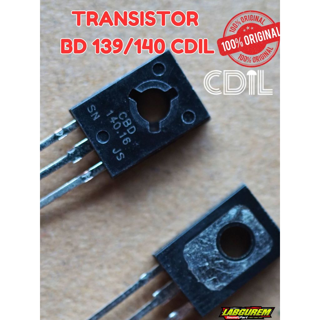 Jual Transistor BD139 BD 139 BD140 BD 140 CDIL ORIGINAL | Shopee Indonesia