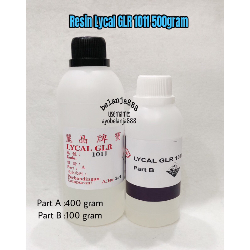 Jual Resin bening lycal keras 1011 | Shopee Indonesia
