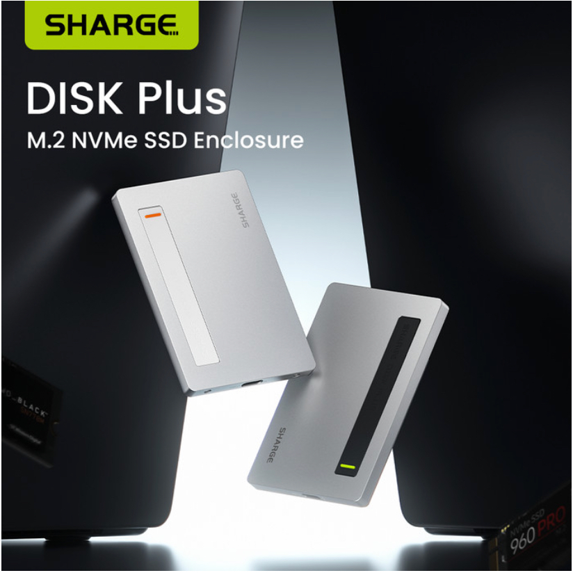 Jual Sharge Disk Plus SSD Enclosure M 2 2280 NVMe Data Transfer 10Gbps 
