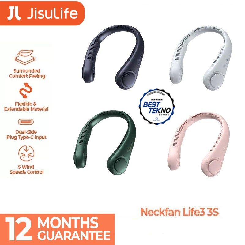 Jual Kipas Angin Leher JISULIFE Life3 Neck Fan Portable Mini | Shopee ...