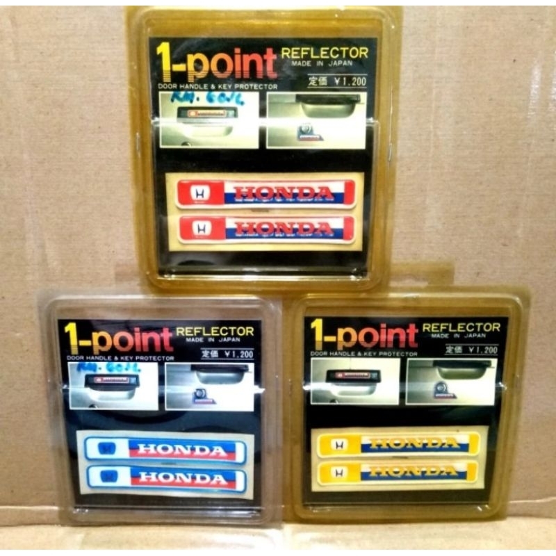 Jual Stiker Sticker Honda Door Handle Key Protector Reflector ...