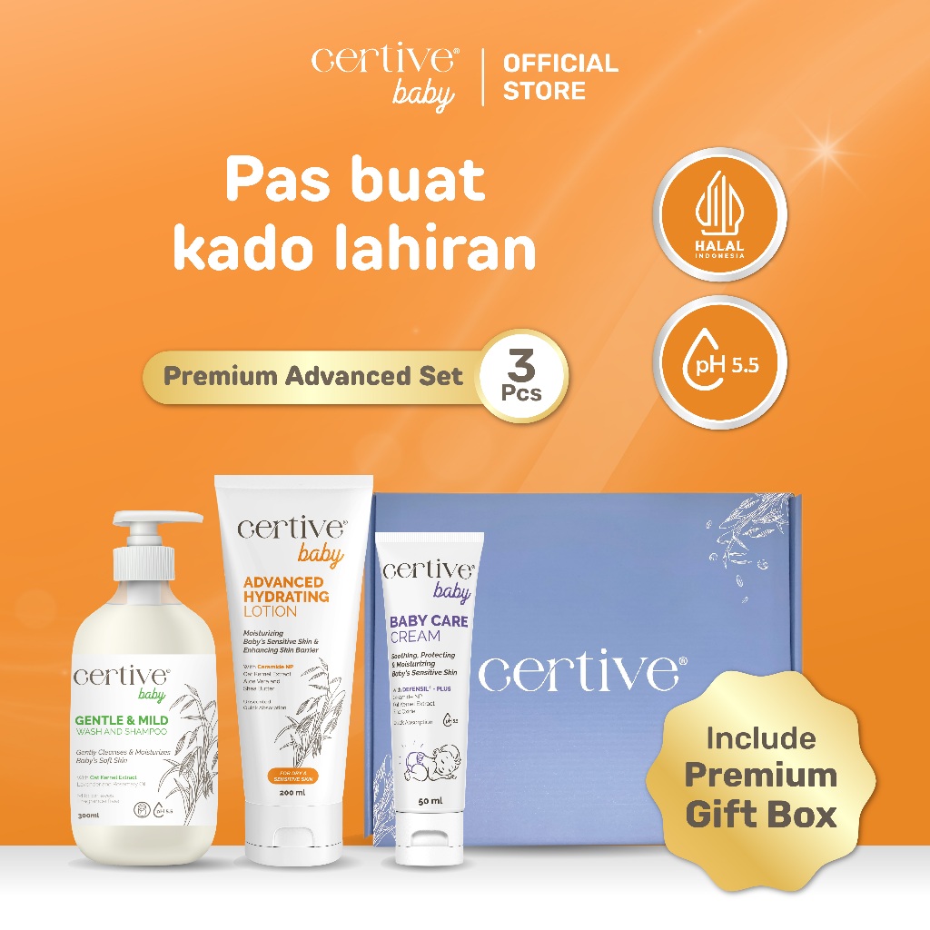 Jual Premium Advanced Set (Advanced Lotion 200ml, Baby Care Cream 50ml ...