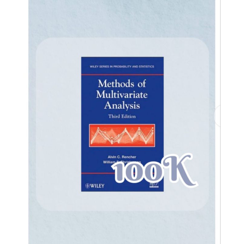 Jual Methods of Multivariate Analysis (Third Edition) | Shopee Indonesia
