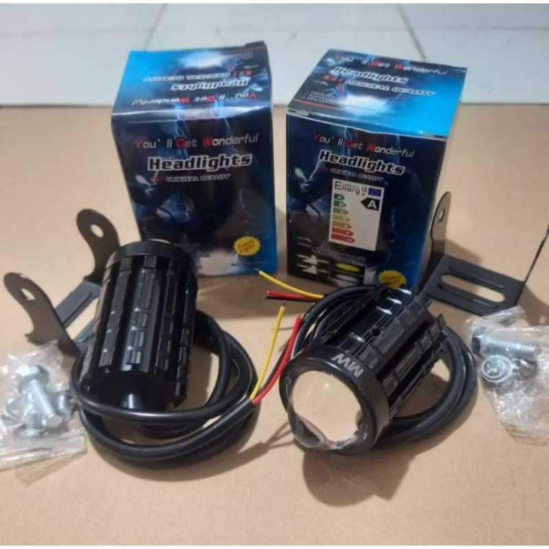 LampuTembak Led D2 Lampu D2 Laser 2 Warna Waterproof Alumunium