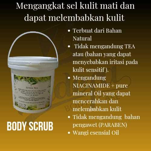 Jual Body scrub whitening / LULUR MANDI + niacinamide dan collagen