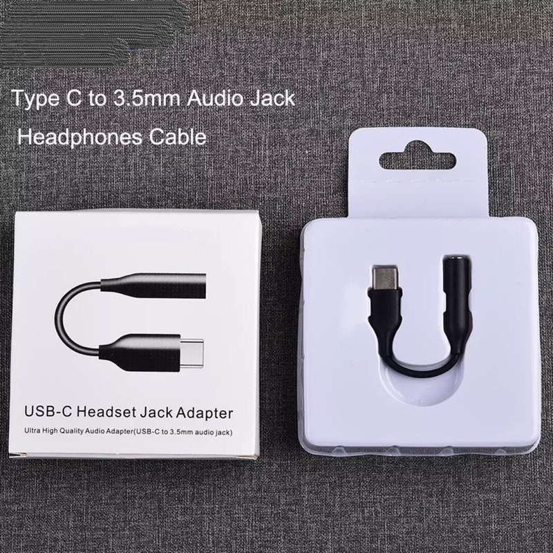 Jual Converter Type C to Audio Aux 3,5 mm Earphone Jack Audio Adapter ...