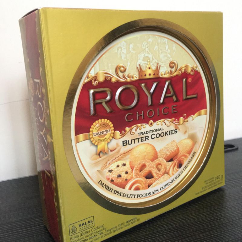Jual Biskuit Royal Choice Butter Cookies Kaleng 240gr, 480gr, 960gr ...