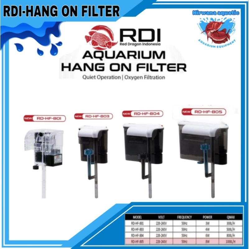 Jual MESIN FILTER GANTUNG - HANG ON FILTER, RDI RD HF 801, 803, 804 ...