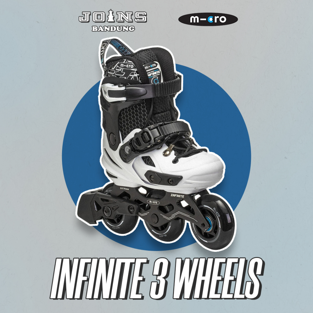 Jual Sepatu Roda Micro Infinite 3 Wheel White | Shopee Indonesia