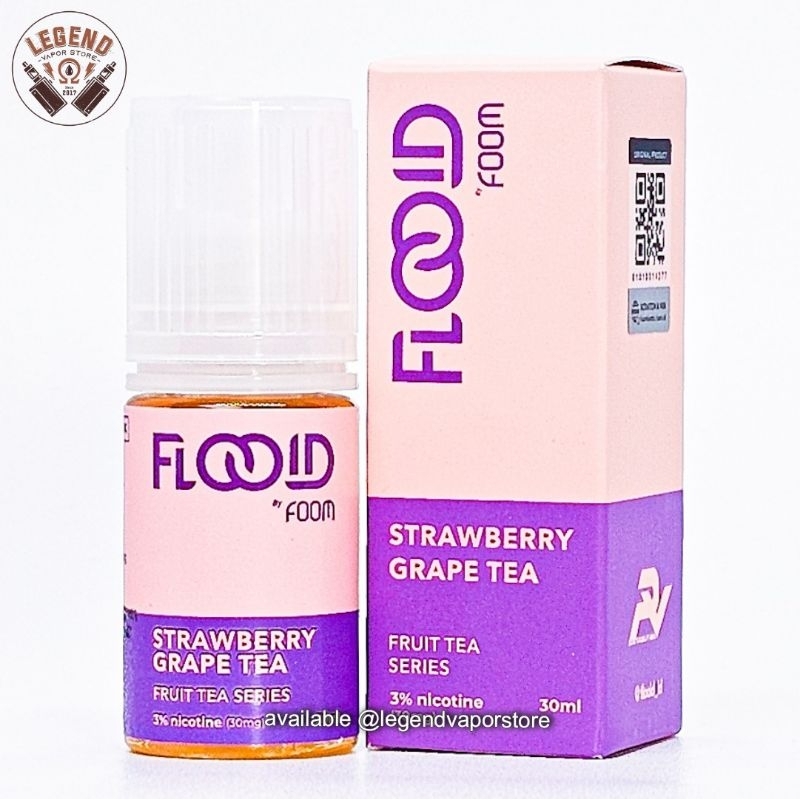 Jual SALT NIC - LIQUID FOOM Strawberry Grape Tea 30ML 30MG AUTHENTIC ...