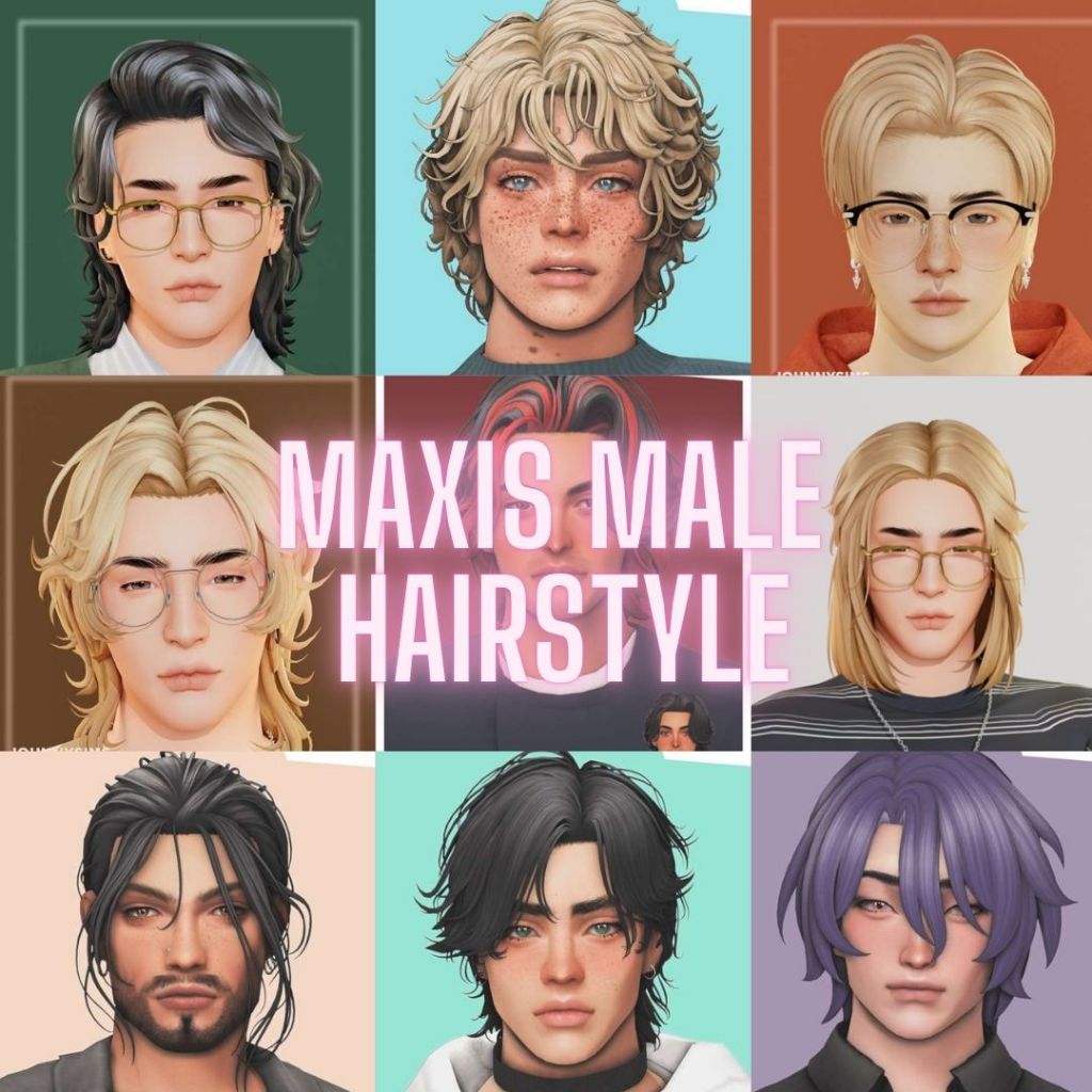 Jual 400+ CC VIP MAXIS HAIRSTYLE THE SIMS 4 FEMALE MALE CHILD INFANT ...