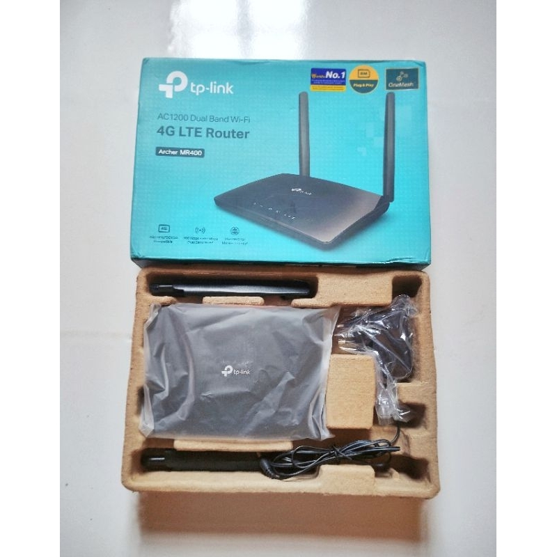 Jual MODEM ROUTER WIFI TP LINK ARCHER MR400 4G LTE ALL OPERATOR SECOND ...
