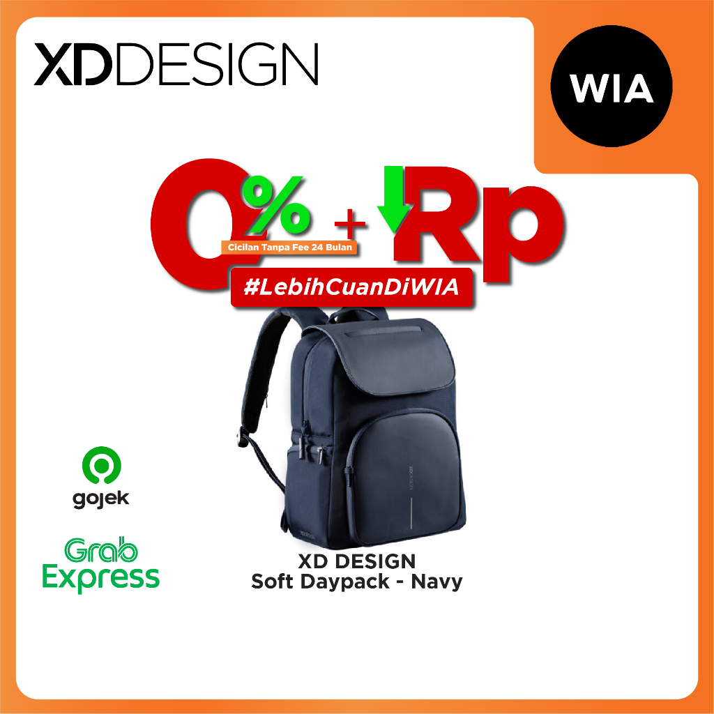 Jual WIA XD Design Soft Daypack Tas Ransel Backpack Original | Shopee ...
