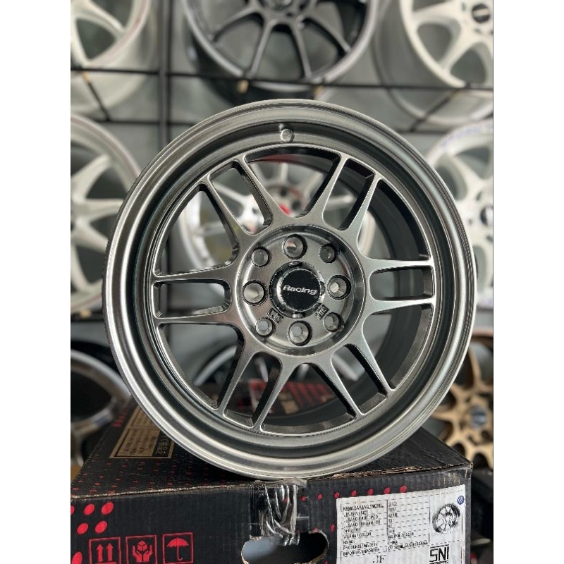 Jual velg enkei rpf r15 hyper black lebar 6,5 et42 kondisi baru ...