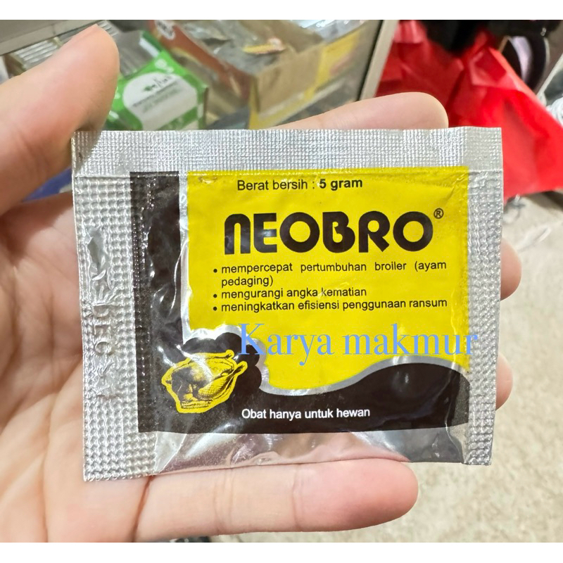 Jual Neobro 5 Gram Multivitamin Penambah Nafsu Pertumbuhan Broiler ...