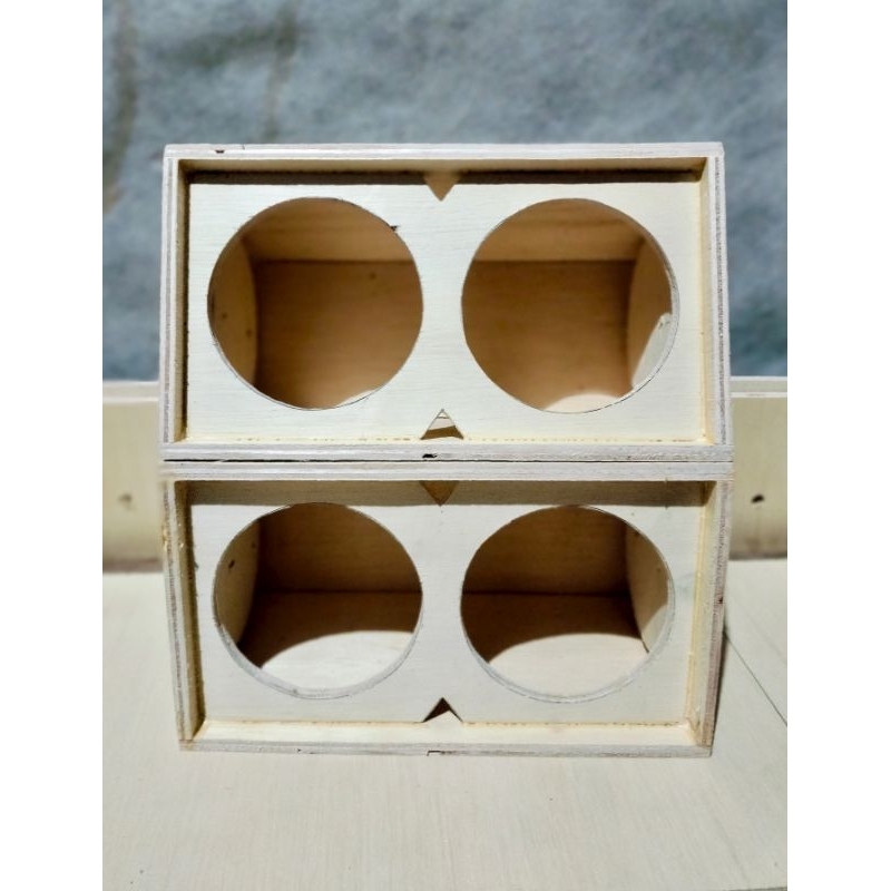 Jual box speaker miniatur line array 4 inch double | Shopee Indonesia