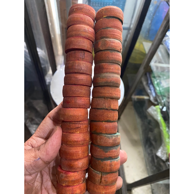 Jual bola karambol trombol biji trombol kayu ori tusso tuso | Shopee ...