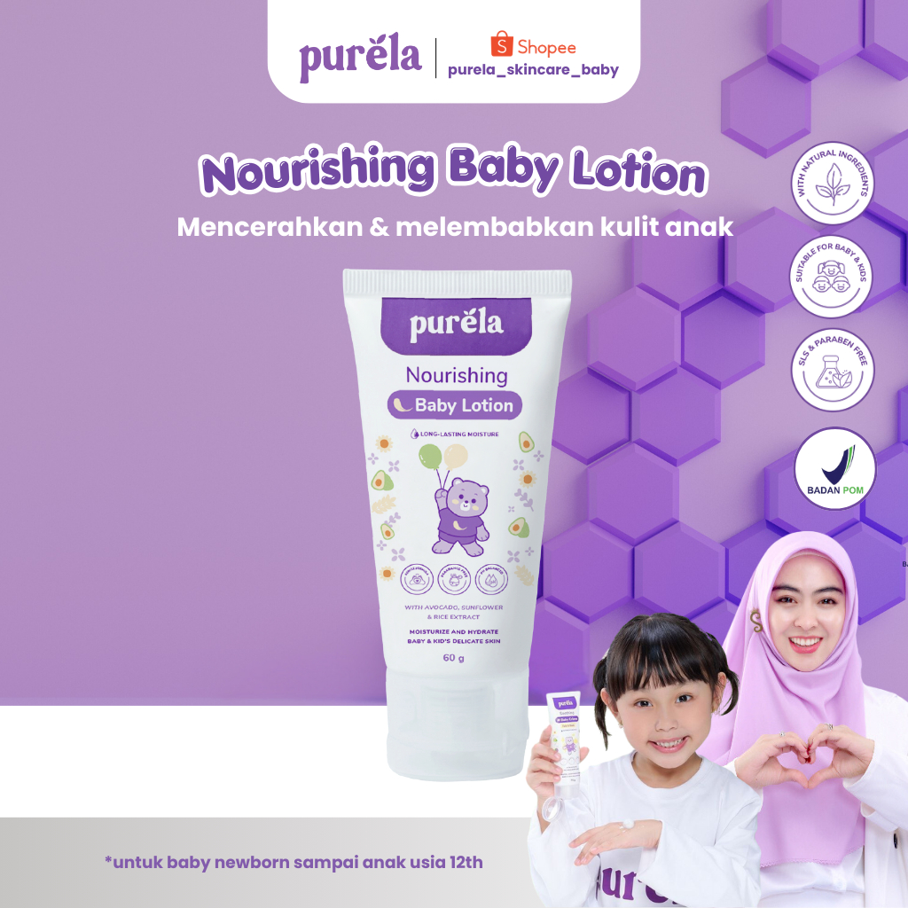 Jual PURELA Skincare Baby Lotion Handbody Anak Untuk Mencerahakan ...