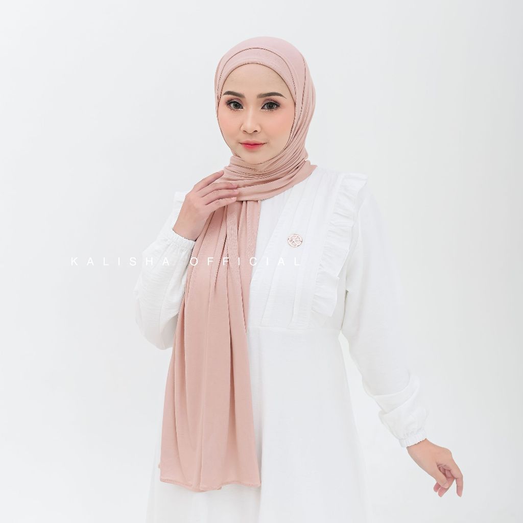 Kalisha X Mima Tarra Pashmina Inner Oval Bahan Viscose Rayon