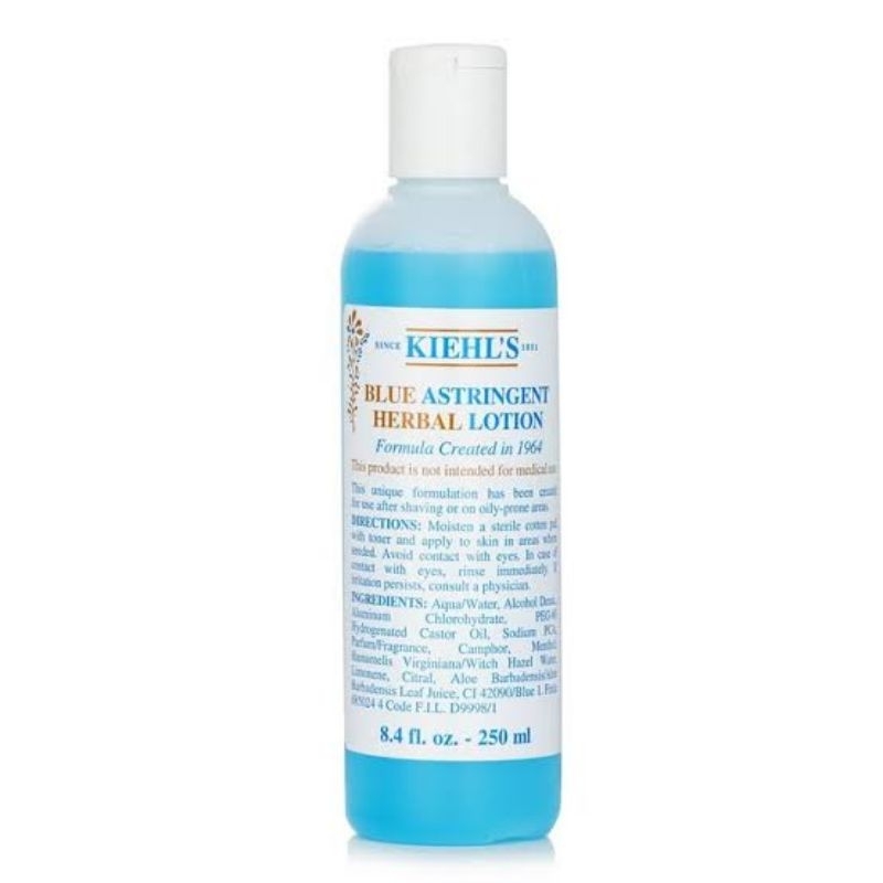 Jual K1ehls Blue Astringent Herbal Lotion 250ml | Shopee Indonesia