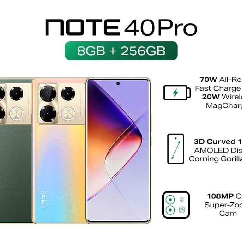 Jual Note 40pro 8/256 ram 8gb 256gb | Shopee Indonesia
