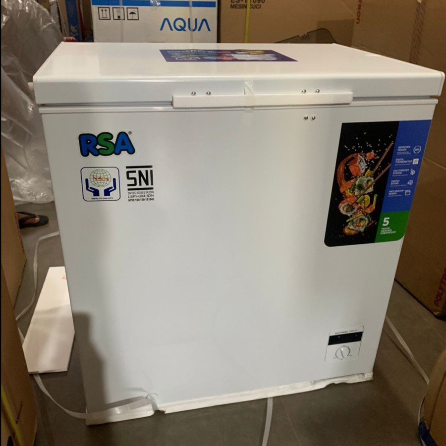 Jual RSA CHEST FREEZER BOX CF 210 / CF210 199 LITER HAMPIR 200 LITER ...