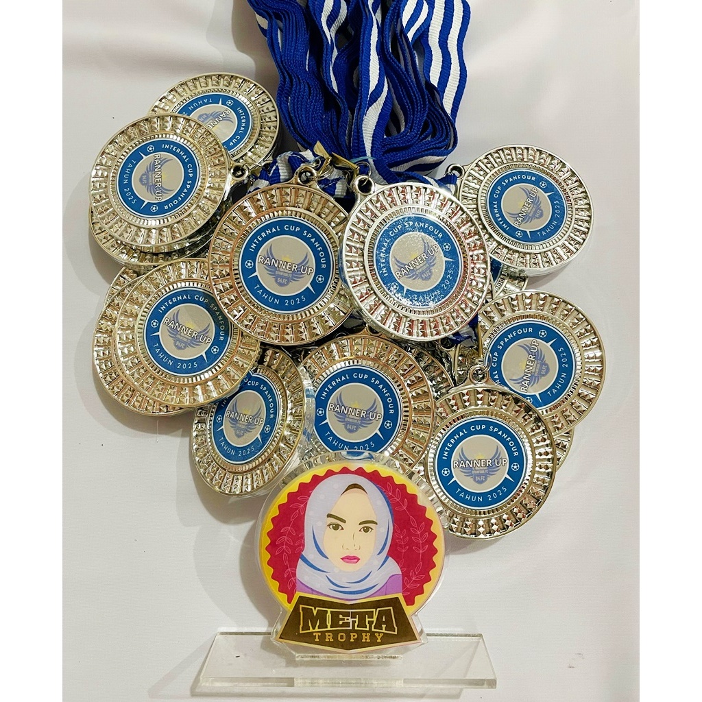 Jual MEDALI PLASTIK FREE DESAIN STIKER MEDALI WISUDA UNIK SET 123 DAN ...
