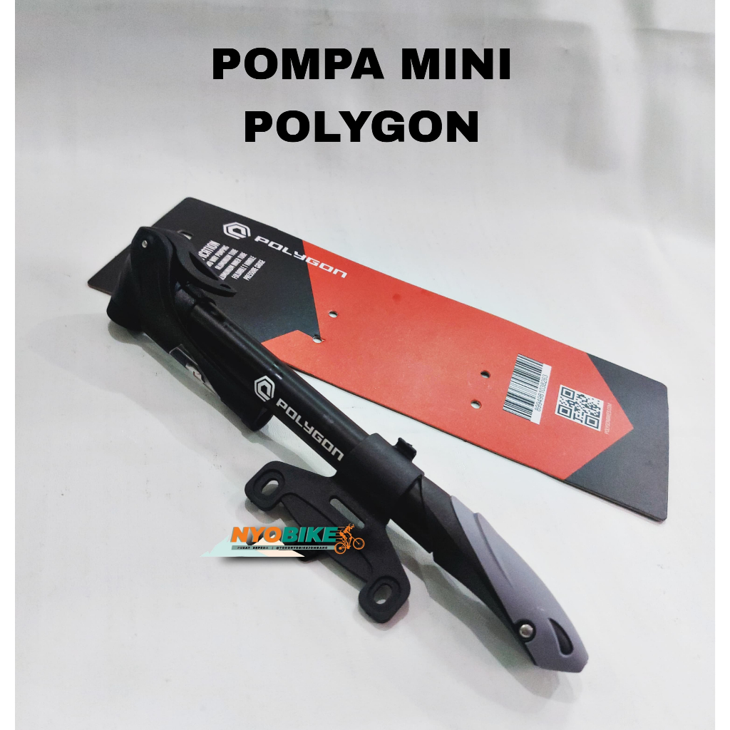 Jual POMPA BAN SEPEDA POMPA MINI POLYGON 6 BAR 87 PSI | Shopee Indonesia