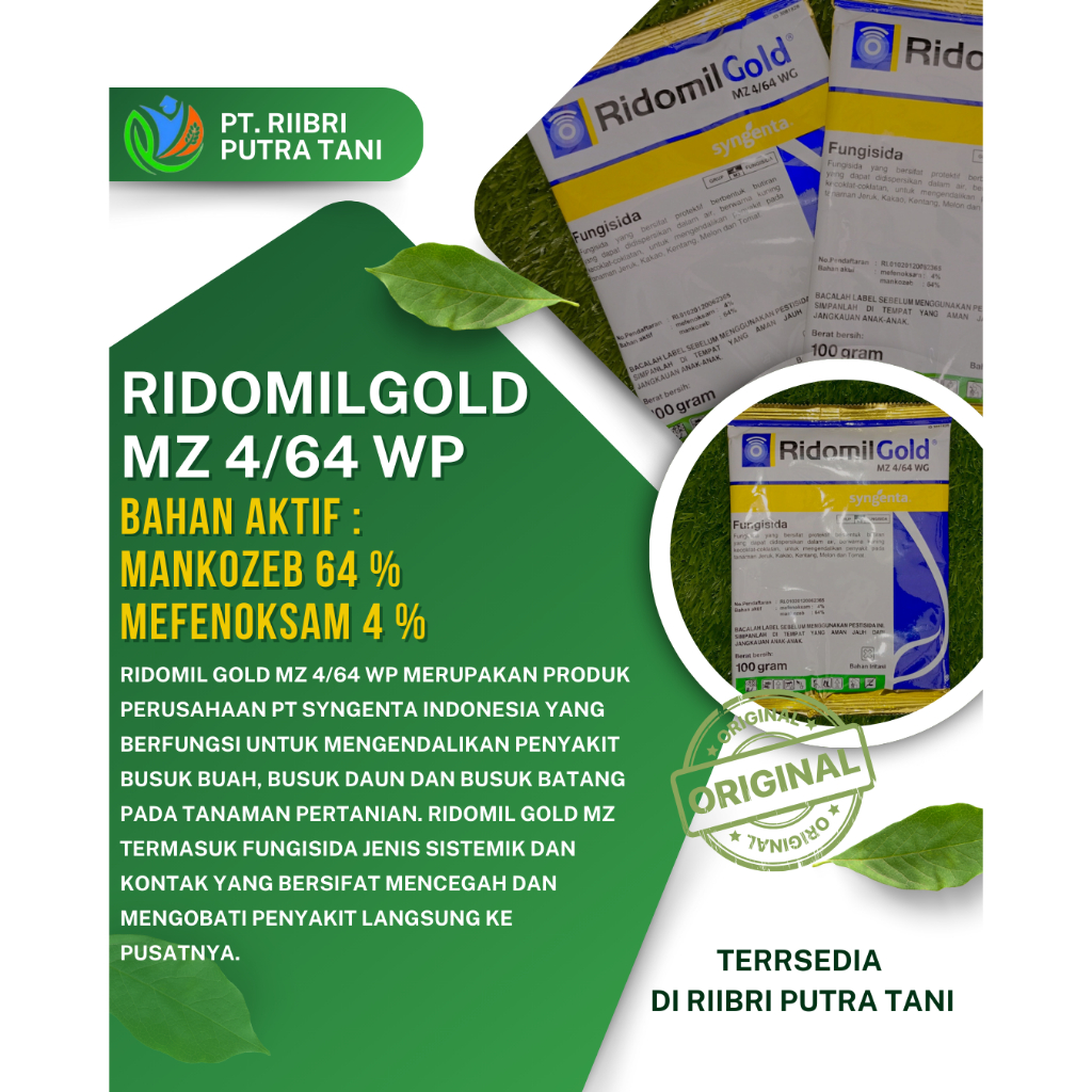Jual Fungisida Ridomil Gold MZ 4/64 WG | Shopee Indonesia