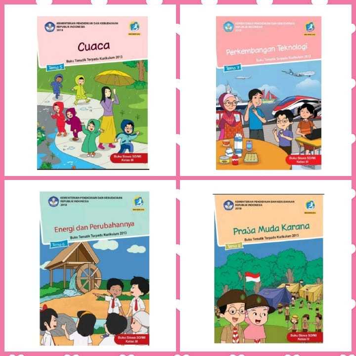 Jual Buku Kelas 3 Tema 5 6 7 8 Buku Tematik Revisi 2018 Harga satuan ...