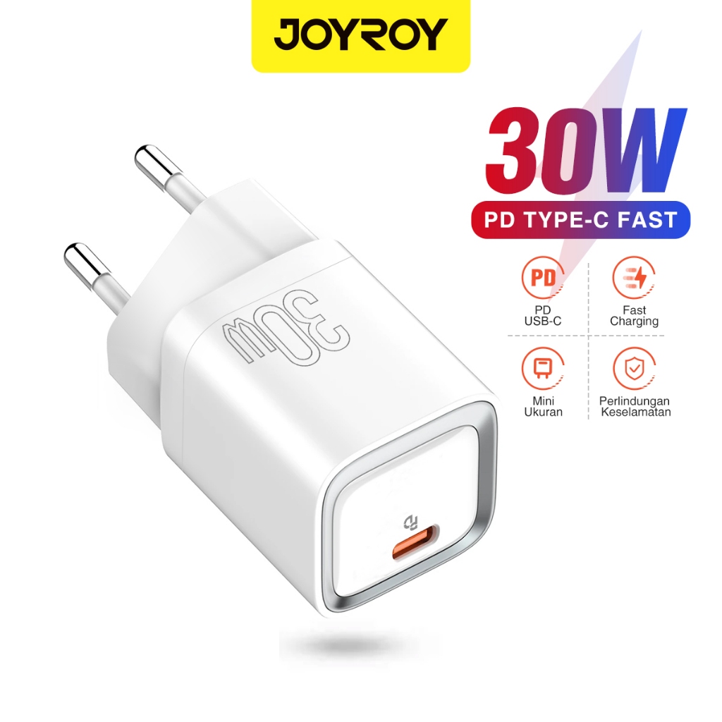Jual Kepala PD 30W Type C Charger Adaptor Fast Charging Super Smart USB