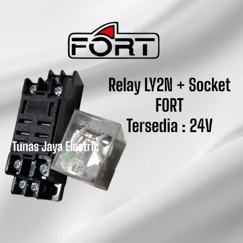 Jual Relay LY2N FORT 220V/24V/12V + Socket | Shopee Indonesia