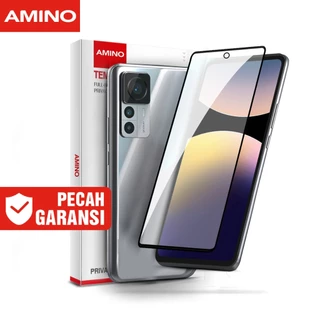 AMINO Tempered Glass 5D Untuk Xiaomi 13T 14T Pro / Poco F7 X7 Pro F5 X5 / Redmi Note 12 Pro / Poco X6 Pro X3 F6 M6 Pro / Redmi Note 13 9 Pro / 9 Pro Max / Poco M4 Pro / Redmi Note 11 Pro 5G / Redmi Note 11S Fullcover Premium Glass Full Screen
