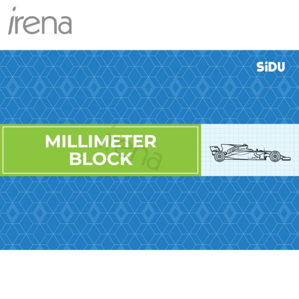 Jual SIDU Millimeter Block A3 F4 Pak Isi 10 / Buku Milimeter Block ...