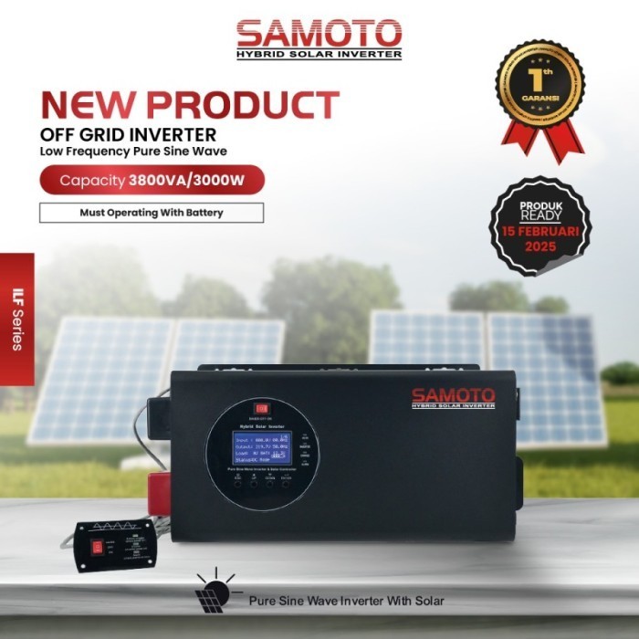 Jual Inverter SAMOTO ILF3800 Off Grid Low Frequency Pure Sinewave 12V ...