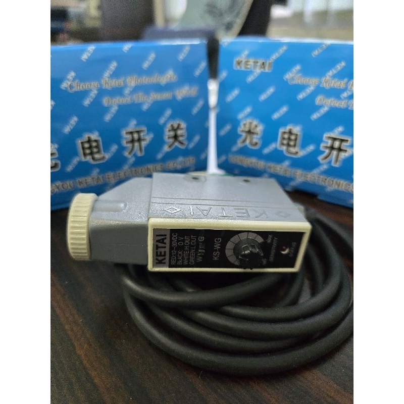 Jual Contrast Scanner KETAI Mark Eye Colour Sensor KS-WG22 White Green ...