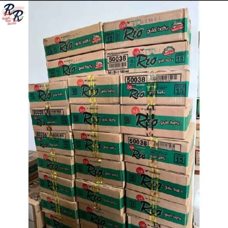 Jual TEH RIO GELAS ALL VARIAN 180/190ML 1 DUS ISI 24 PCS | Shopee Indonesia