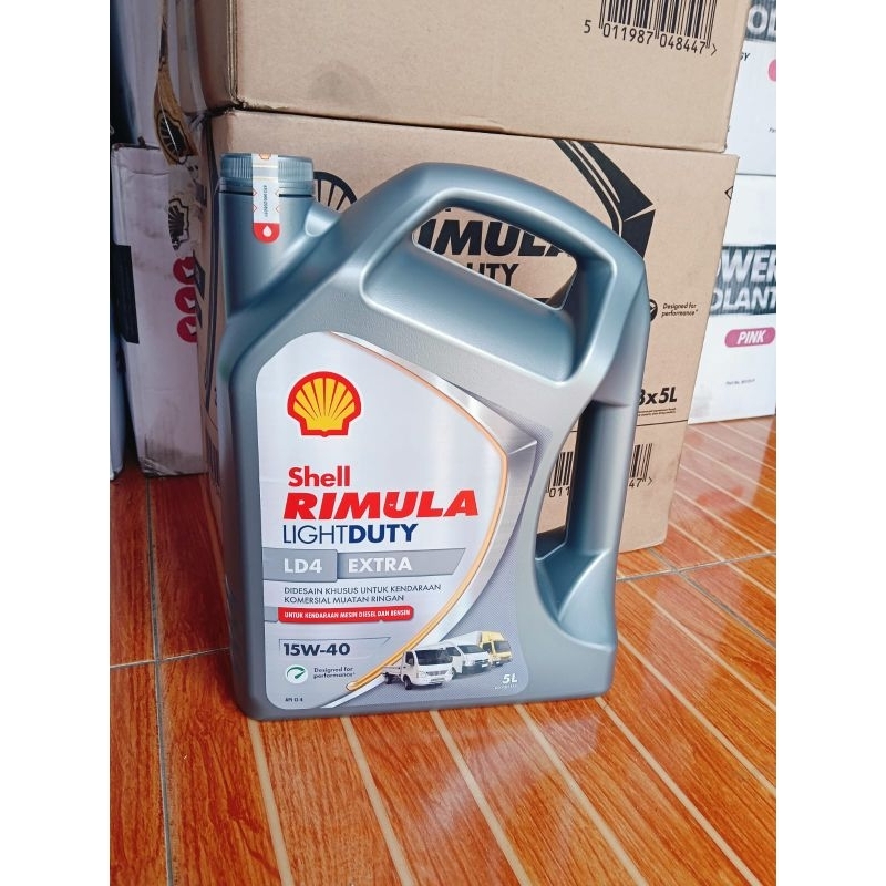 Jual Shell Rimula Light Duty LD4 Extra 15W-40 Bensin dan Diesel ...