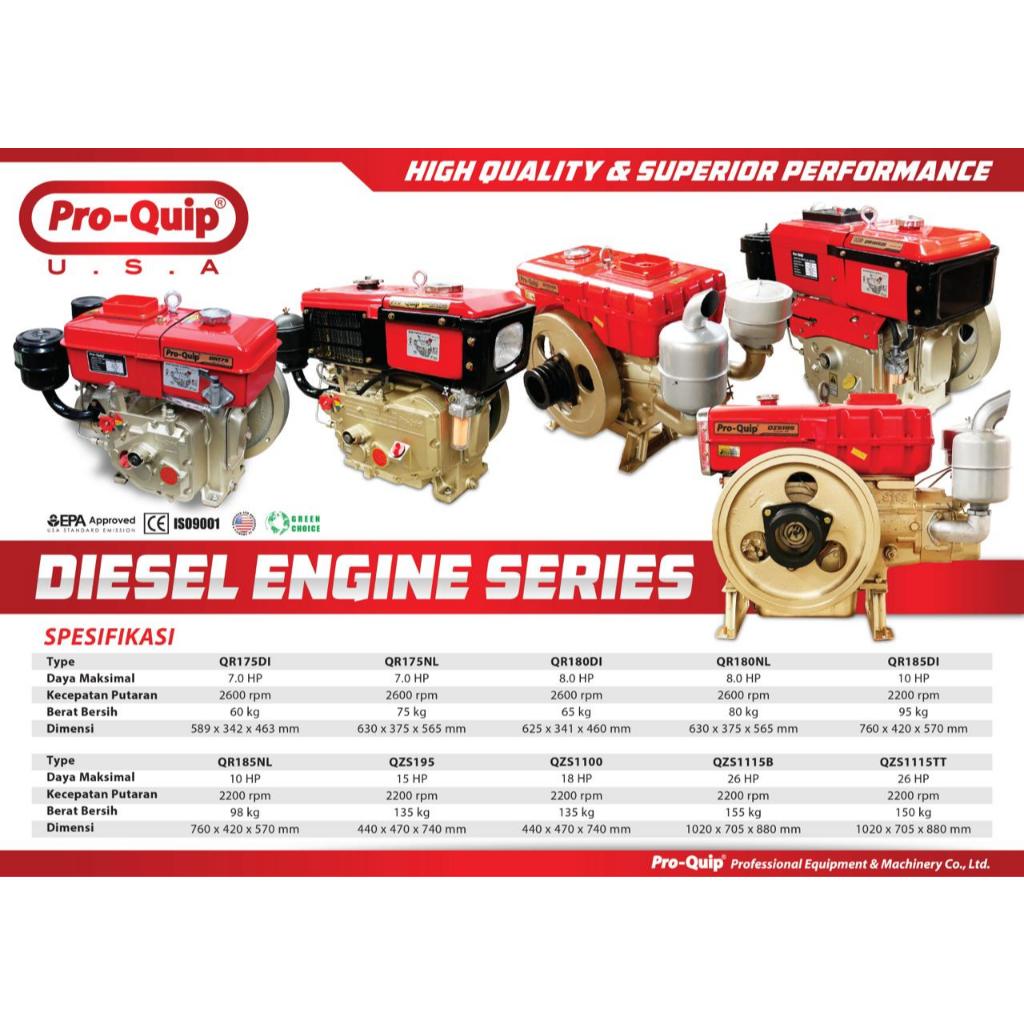 Jual Mesin Diesel 18 HP ProQuip S1100 | Shopee Indonesia