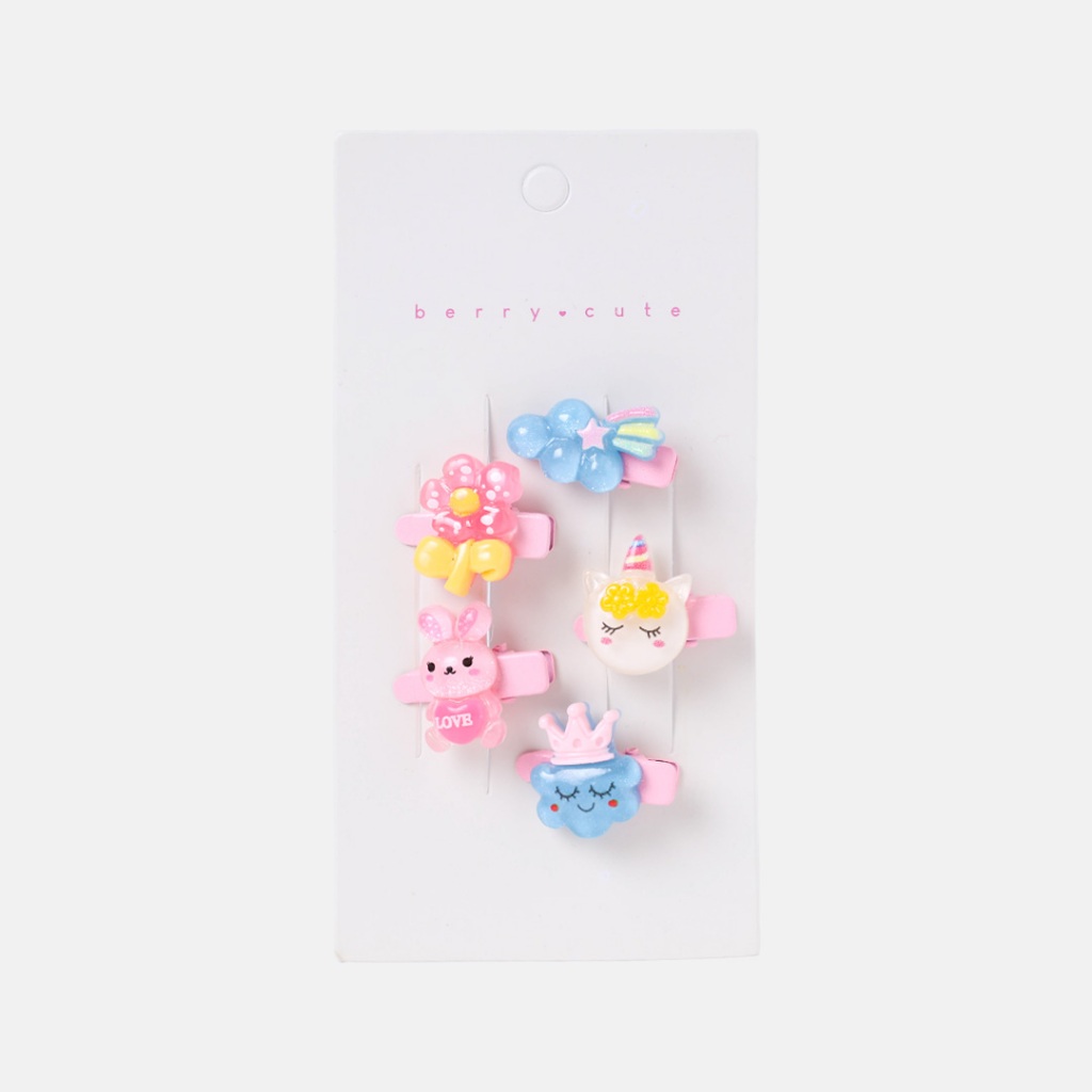 Jual Stroberi Acrylic Character Mix Hair Clip Set | Shopee Indonesia